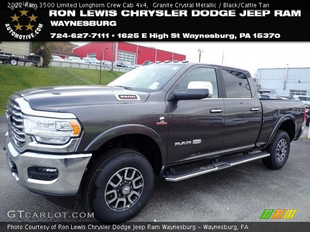 2022 Ram 3500 Limited Longhorn Crew Cab 4x4 in Granite Crystal Metallic