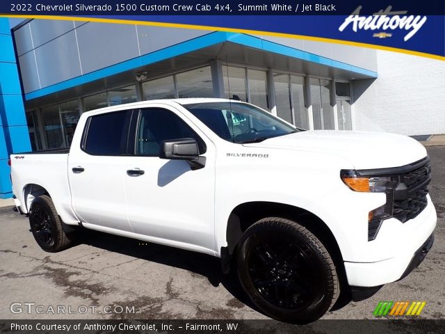 2022 Chevrolet Silverado 1500 Custom Crew Cab 4x4 in Summit White