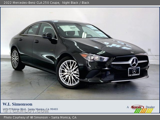 2022 Mercedes-Benz CLA 250 Coupe in Night Black