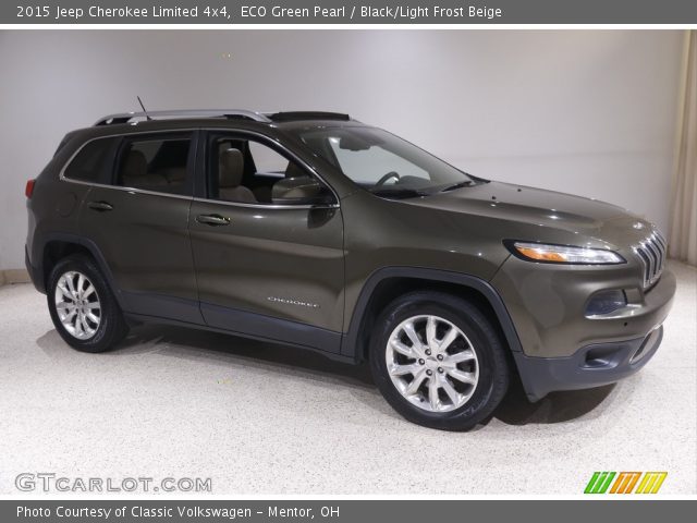 2015 Jeep Cherokee Limited 4x4 in ECO Green Pearl