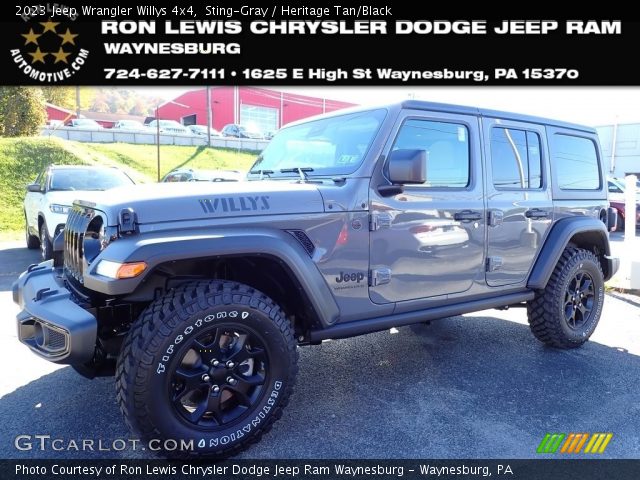 2023 Jeep Wrangler Willys 4x4 in Sting-Gray
