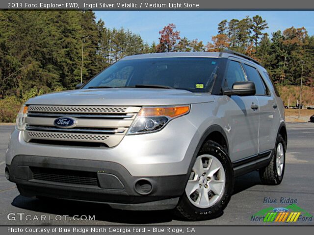 2013 Ford Explorer FWD in Ingot Silver Metallic