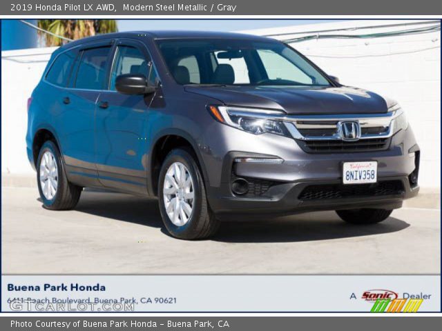 2019 Honda Pilot LX AWD in Modern Steel Metallic