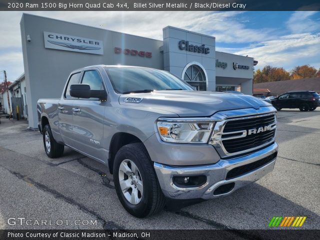 2020 Ram 1500 Big Horn Quad Cab 4x4 in Billet Silver Metallic