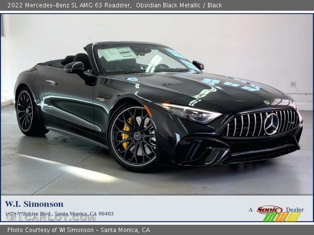 2022 Mercedes-Benz SL AMG 63 Roadster in Obsidian Black Metallic