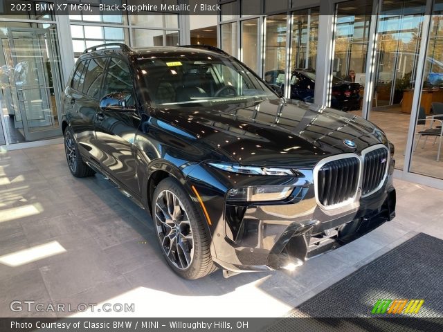 2023 BMW X7 M60i in Black Sapphire Metallic