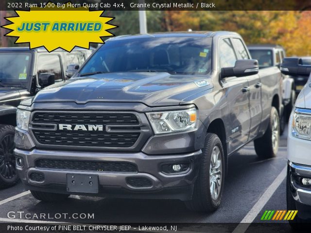 2022 Ram 1500 Big Horn Quad Cab 4x4 in Granite Crystal Metallic