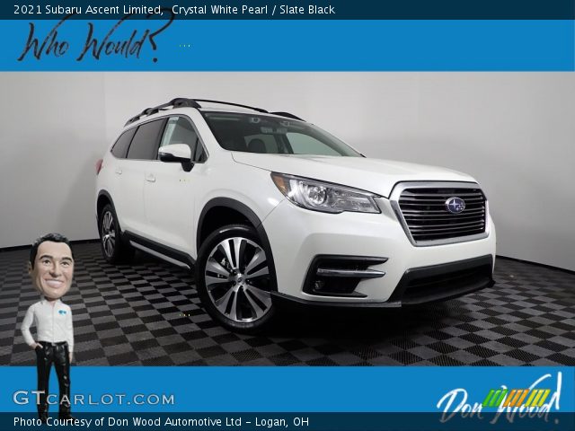 2021 Subaru Ascent Limited in Crystal White Pearl