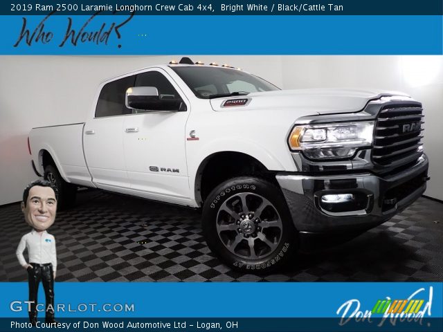 2019 Ram 2500 Laramie Longhorn Crew Cab 4x4 in Bright White