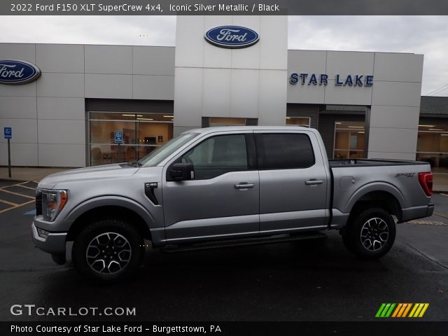 2022 Ford F150 XLT SuperCrew 4x4 in Iconic Silver Metallic