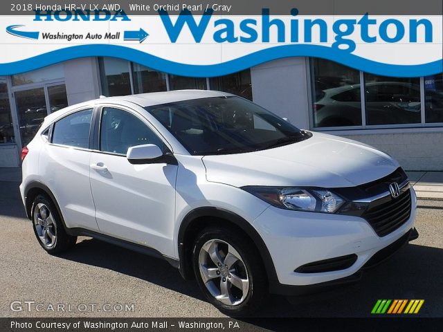 2018 Honda HR-V LX AWD in White Orchid Pearl