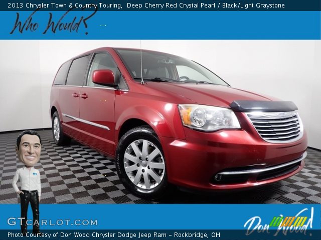 2013 Chrysler Town & Country Touring in Deep Cherry Red Crystal Pearl