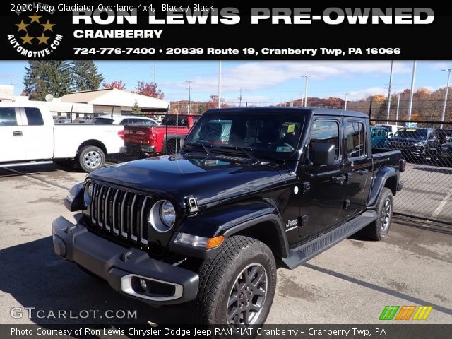 2020 Jeep Gladiator Overland 4x4 in Black