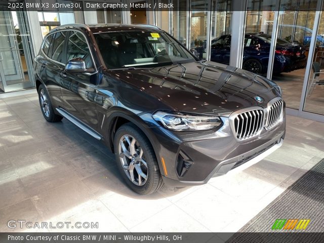 2022 BMW X3 xDrive30i in Dark Graphite Metallic