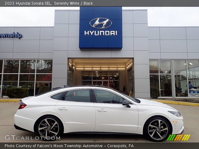 2023 Hyundai Sonata SEL in Serenity White