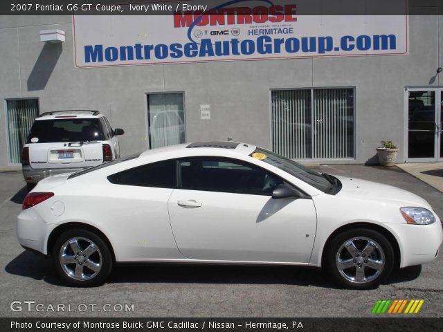 2007 Pontiac G6 GT Coupe in Ivory White
