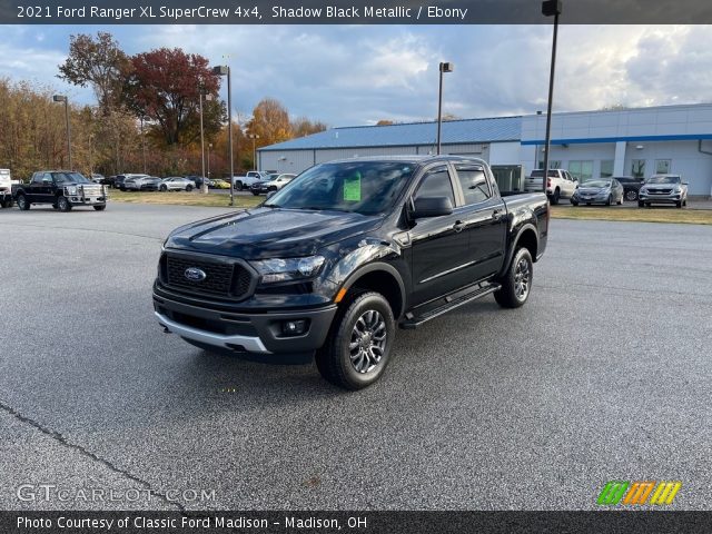 2021 Ford Ranger XL SuperCrew 4x4 in Shadow Black Metallic