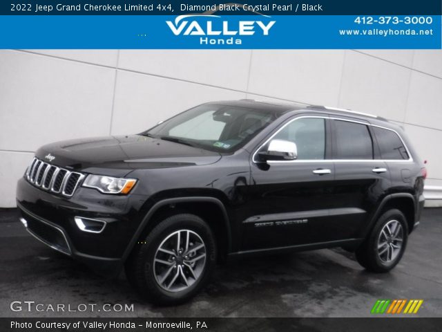 2022 Jeep Grand Cherokee Limited 4x4 in Diamond Black Crystal Pearl