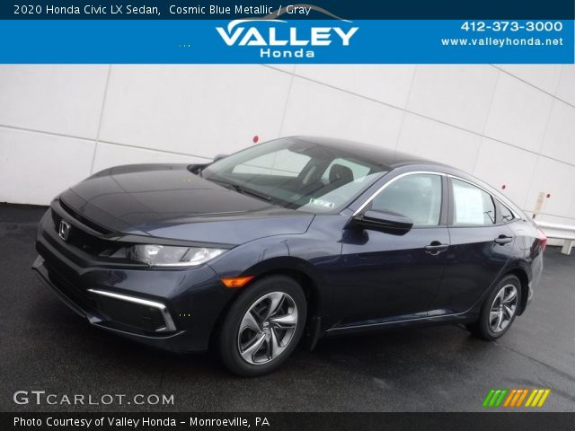 2020 Honda Civic LX Sedan in Cosmic Blue Metallic