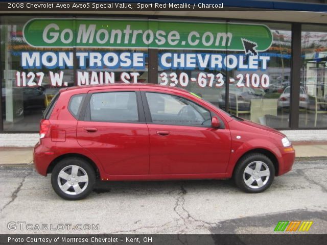 2008 Chevrolet Aveo Aveo5 Special Value in Sport Red Metallic