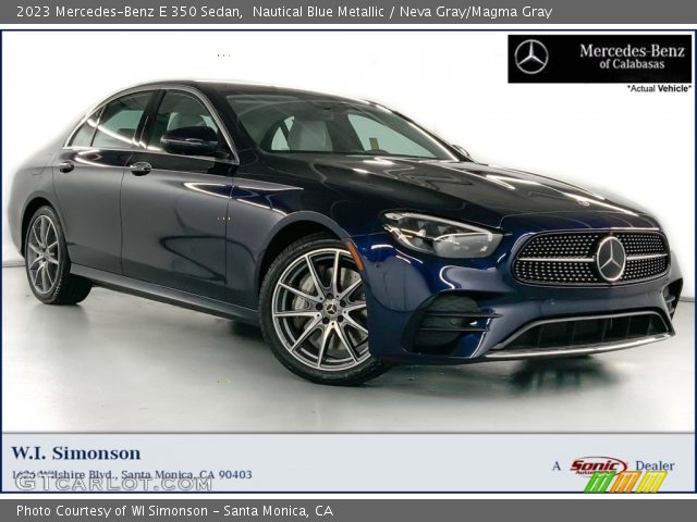 2023 Mercedes-Benz E 350 Sedan in Nautical Blue Metallic