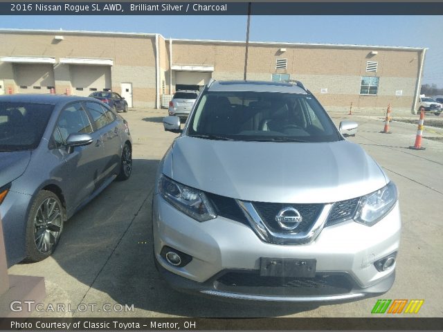 2016 Nissan Rogue SL AWD in Brilliant Silver