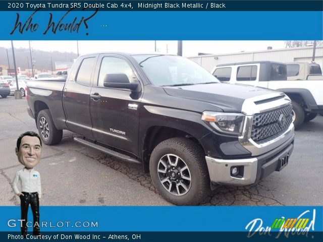 2020 Toyota Tundra SR5 Double Cab 4x4 in Midnight Black Metallic
