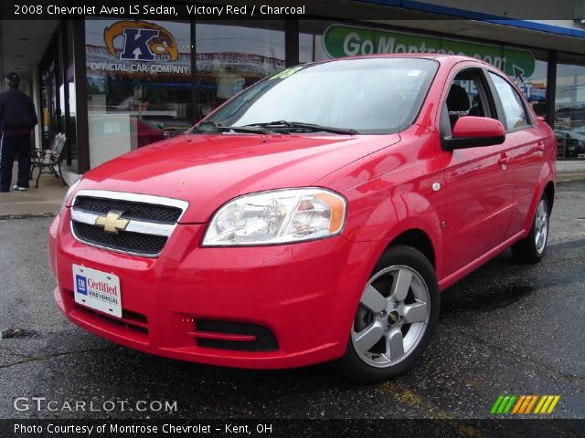 2008 Chevrolet Aveo LS Sedan in Victory Red
