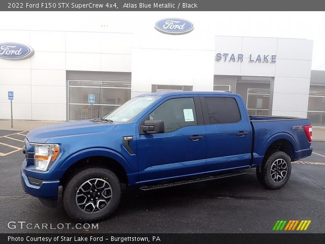 2022 Ford F150 STX SuperCrew 4x4 in Atlas Blue Metallic