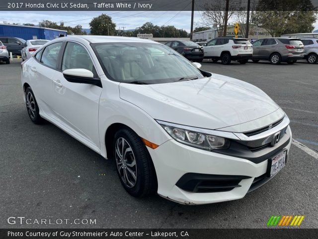 2017 Honda Civic LX Sedan in Taffeta White