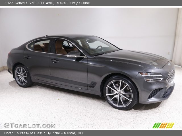 2022 Genesis G70 3.3T AWD in Makalu Gray