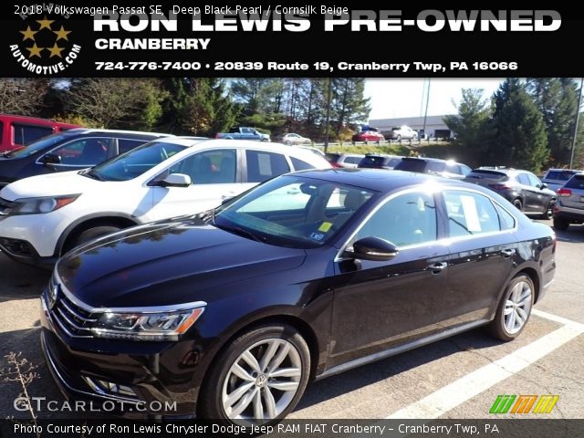 2018 Volkswagen Passat SE in Deep Black Pearl