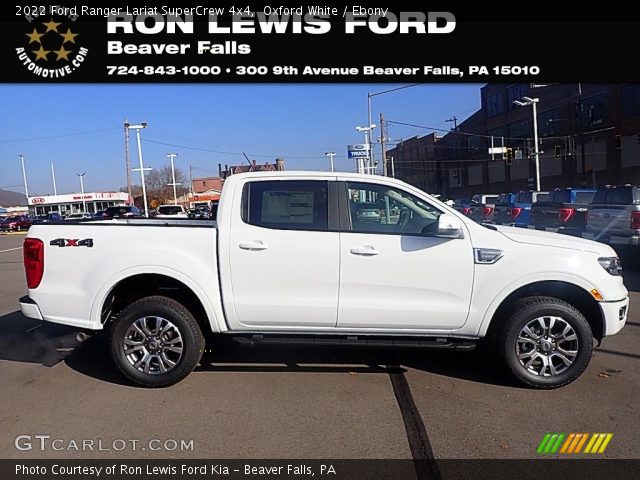 2022 Ford Ranger Lariat SuperCrew 4x4 in Oxford White
