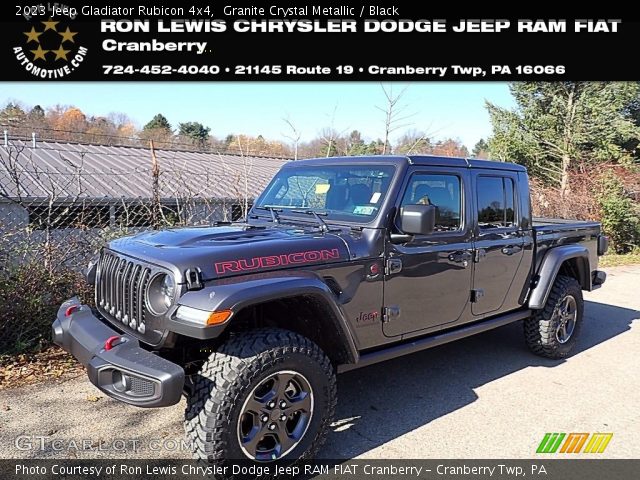 2023 Jeep Gladiator Rubicon 4x4 in Granite Crystal Metallic
