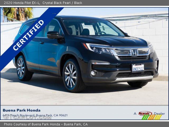 2020 Honda Pilot EX-L in Crystal Black Pearl