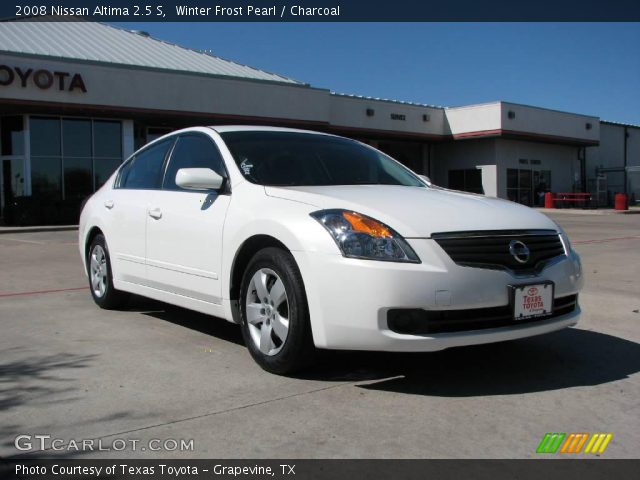 2008 Nissan Altima 2.5 S in Winter Frost Pearl