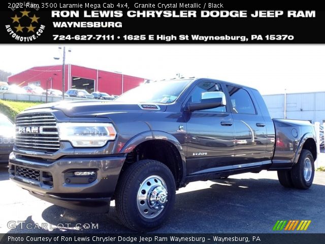 2022 Ram 3500 Laramie Mega Cab 4x4 in Granite Crystal Metallic