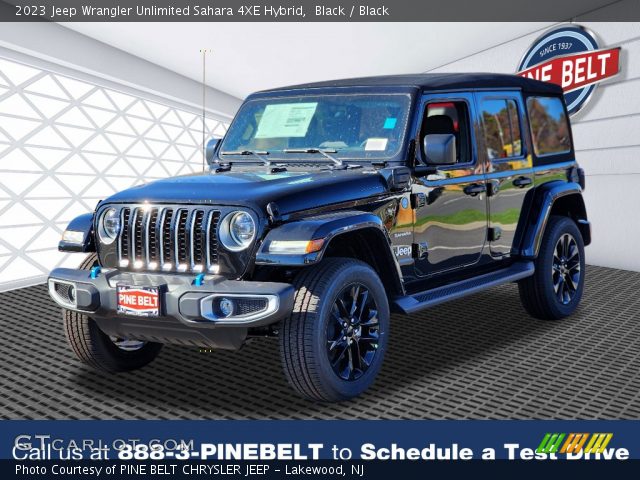 2023 Jeep Wrangler Unlimited Sahara 4XE Hybrid in Black