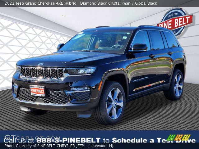 2022 Jeep Grand Cherokee 4XE Hybrid in Diamond Black Crystal Pearl