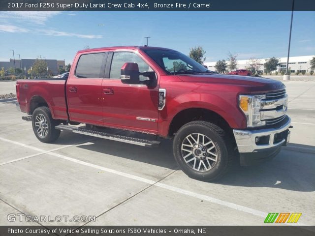 2017 Ford F250 Super Duty Lariat Crew Cab 4x4 in Bronze Fire