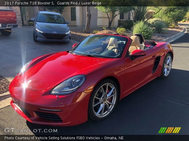 2017 Porsche 718 Boxster S in Guards Red
