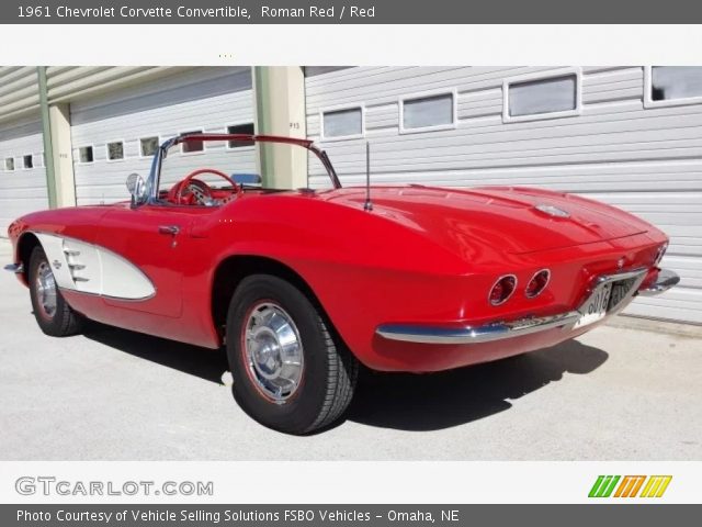 1961 Chevrolet Corvette Convertible in Roman Red