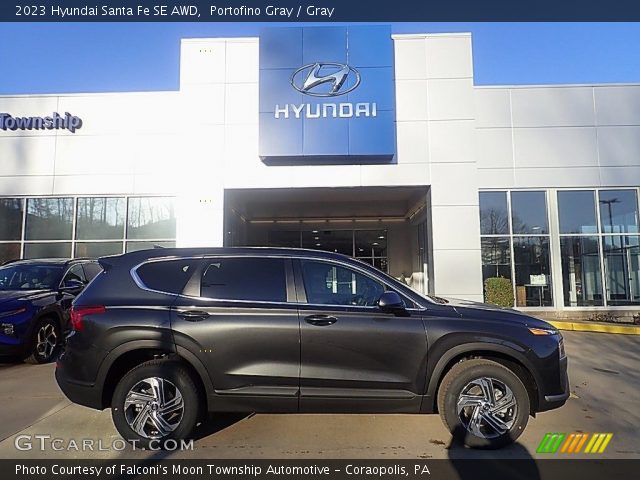 2023 Hyundai Santa Fe SE AWD in Portofino Gray