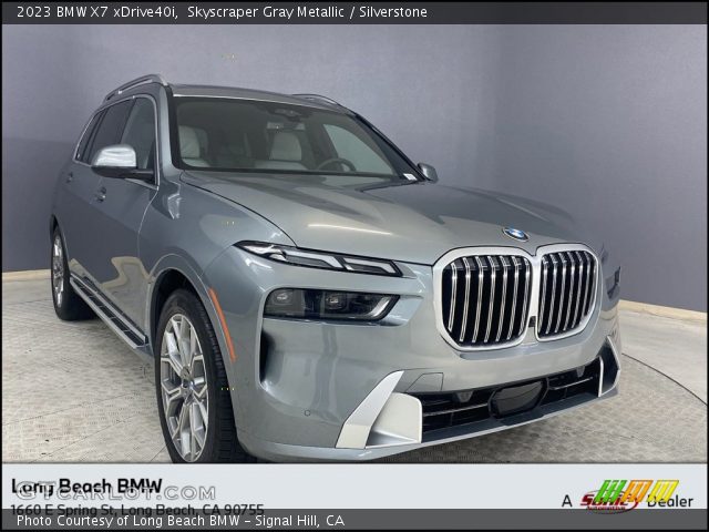 2023 BMW X7 xDrive40i in Skyscraper Gray Metallic