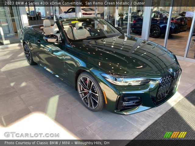 2023 BMW 4 Series 430i xDrive Convertible in San Remo Green Metallic