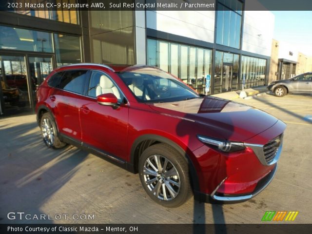 2023 Mazda CX-9 Signature AWD in Soul Red Crystal Metallic