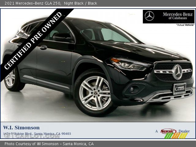 2021 Mercedes-Benz GLA 250 in Night Black