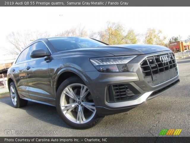 2019 Audi Q8 55 Prestige quattro in Samurai Gray Metallic