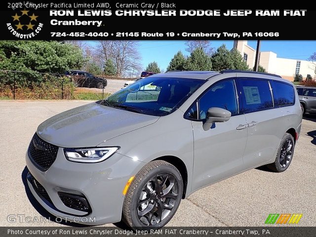 2022 Chrysler Pacifica Limited AWD in Ceramic Gray