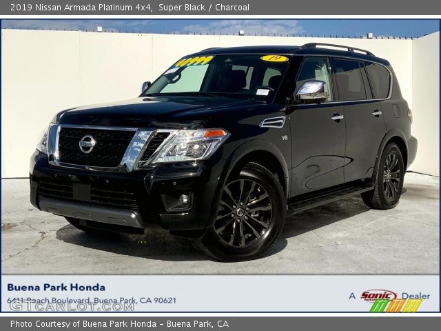 2019 Nissan Armada Platinum 4x4 in Super Black